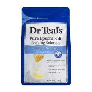 Dr Teal's Epsom Salt (Magnesium sulphate) Soaking Solution - Soften & Nourish With Milk & Honey - Authentic Cosmetics - Original Body Care - Original Cosmetics Nigeria - Lagos - Abuja - Port Harcourt - Nigeria 2