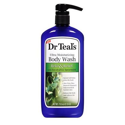 Dr Teal's Ultra Moisturizing Body Wash - Relax & Relief with Eucalyptus & Spearmint - Authentic Cosmetics - Magnesium Sulphate - Original Cosmetics Nigeria - Lagos - Abuja - Port Harcourt - Nigeria
